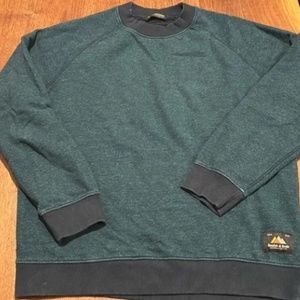 SCOTCH & SODA Men's Green Fleece Crewneck - XL